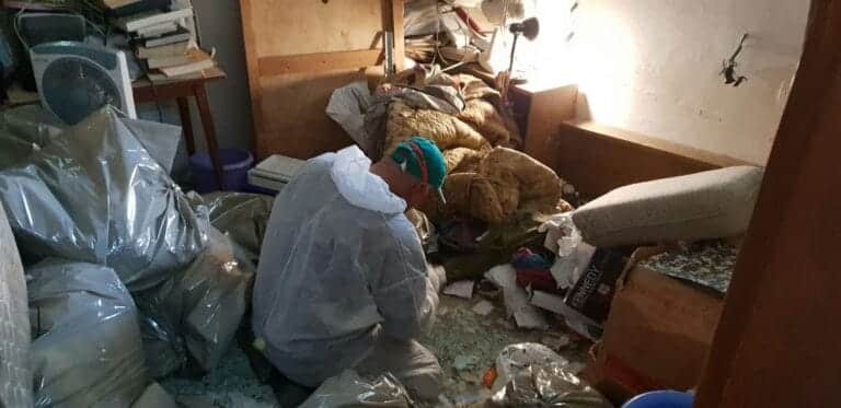 תמונה הממחישה פינוי חומרי אריזה – הסוד לבית מסודר אחרי המעבר