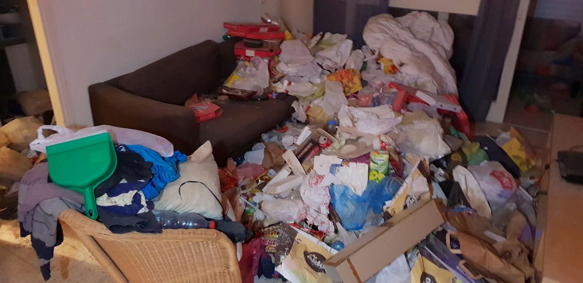 תמונה שממחישה פינוי דירה אחרי מעבר דירה בתל אביב